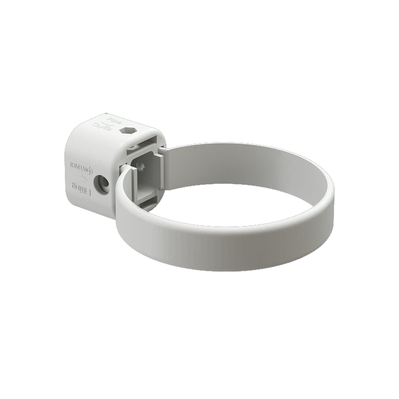 Хомут трубы универсальный Docke LUX D100 Пломбир RAL9003