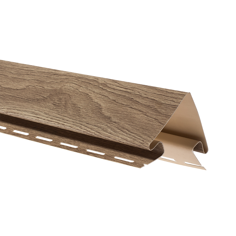 Внешний угол Blockhouse Люкс BH-01 Альта-Профиль Орех 3000 мм