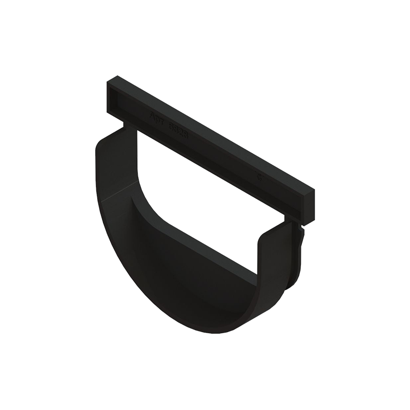 Переходник лотка к дождеприемнику S'park DN100 24x125 мм H90 6828 Standartpark Черный