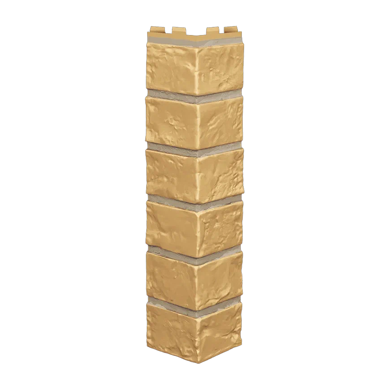 Внешний угол для фасадной панели ТехноНИКОЛЬ ОПТИМА Кирпич Бежевый