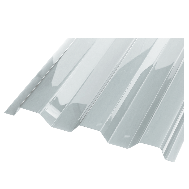 Поликарбонат профилированный Novattro 0,8 мм 3000x1051 C-21  прозрачный дешево 